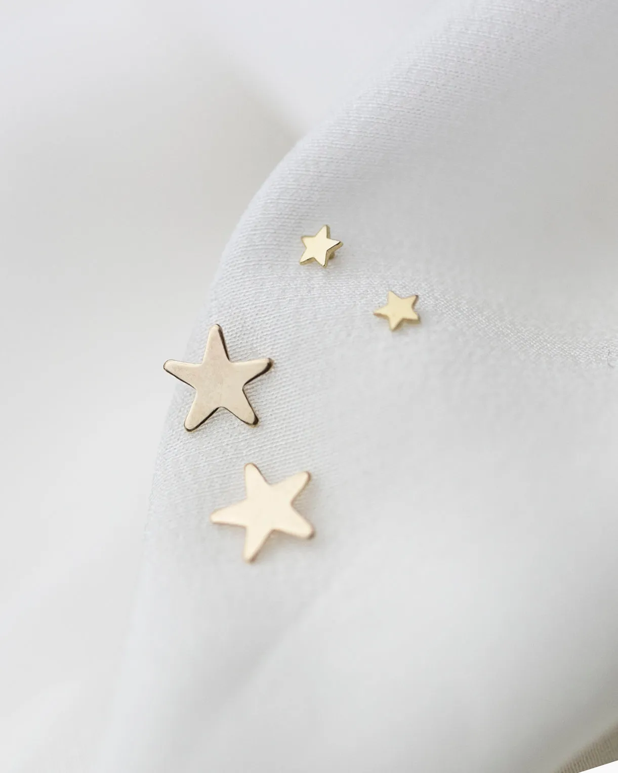 14k Star Stud Earrings