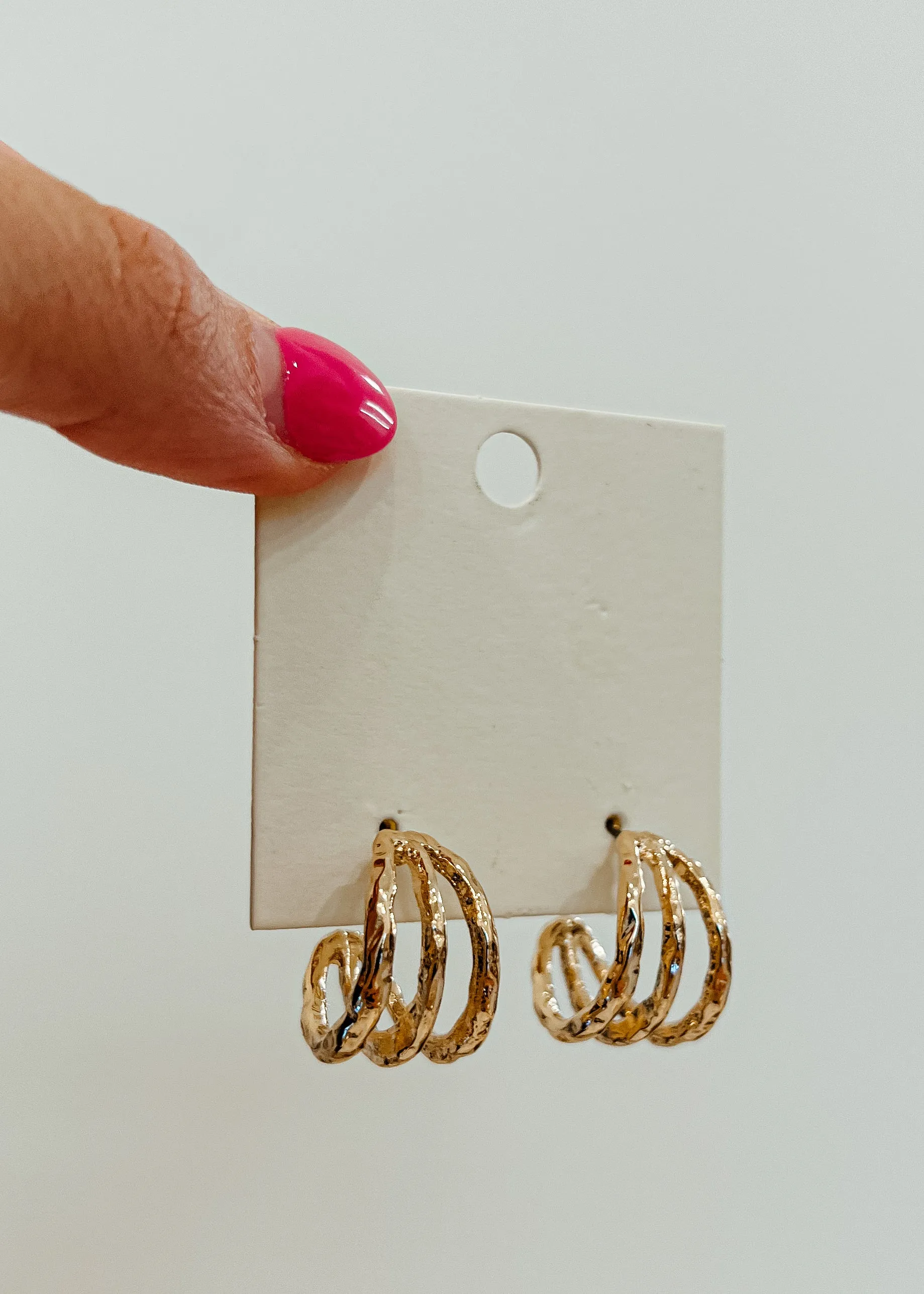 3 Layered Metal Hoops