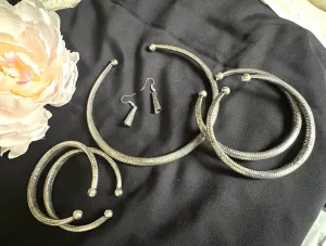 3 Piece German Silver Hasli Set