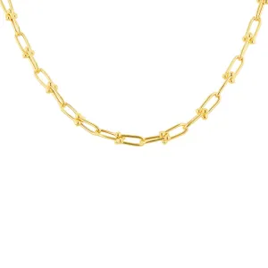 9K Yellow Gold Industrial Chain /22’’
