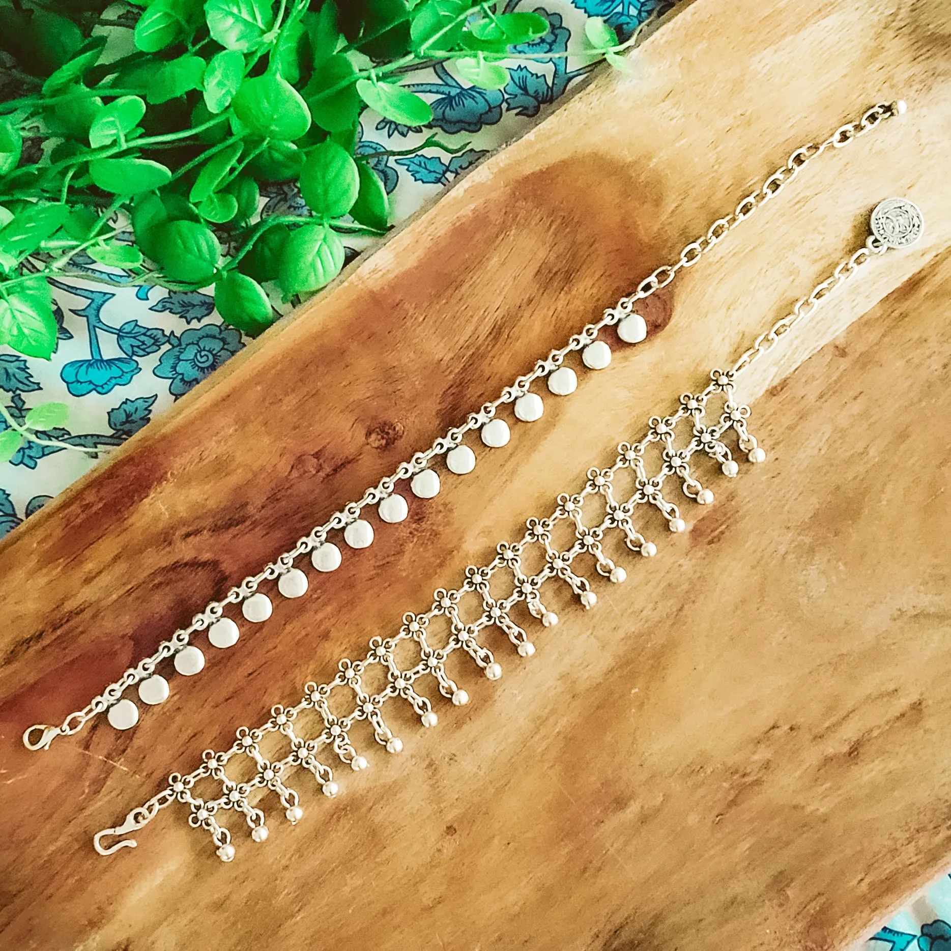 Anatolian Sun Disc Anklet
