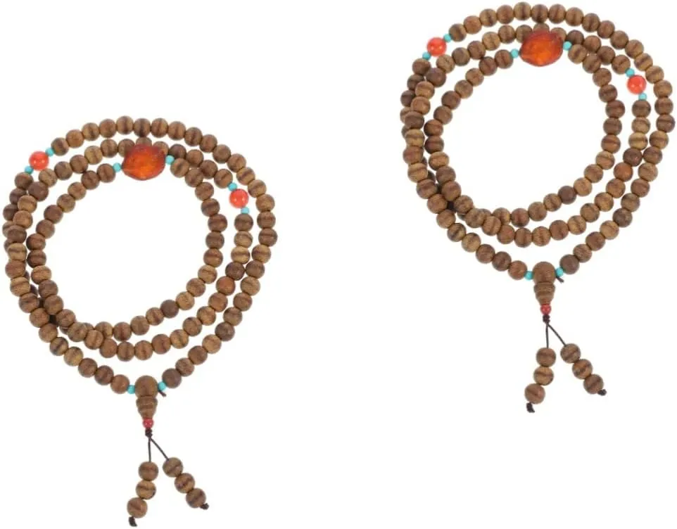 BESTYASH Bracelet Necklace Beaded Jewelry Bead Necklace Bracelets Beaded Buddhist Beads Necklace Bead Bracelets
