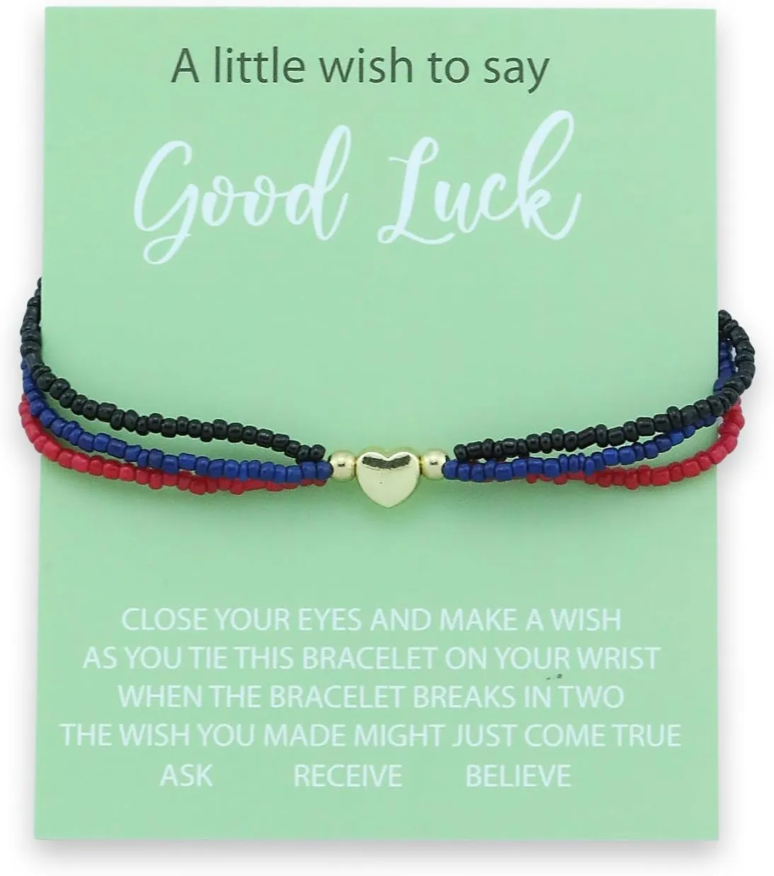 Boho Beaded Bracelets for Women Multilayered Stackable Lucky Straw Stretch Bracelets Layered Heart Adjustable Bracelets Multicolor Bohemian Charm Bracelets
