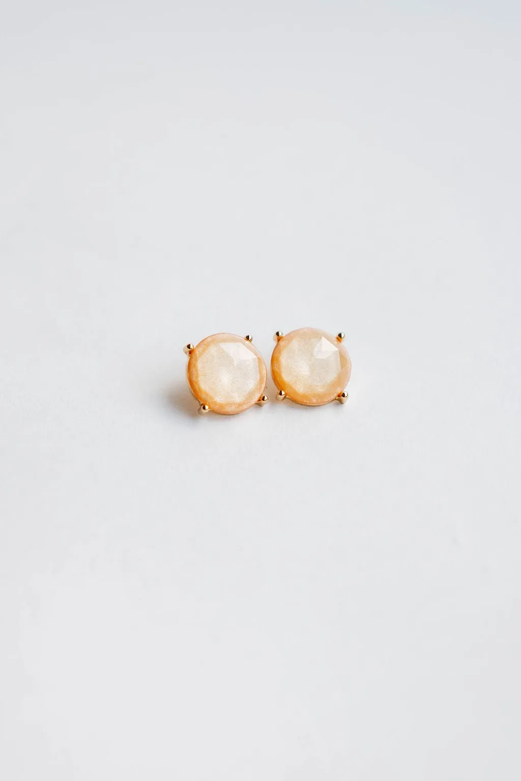 Circular Glam Stud Earrings