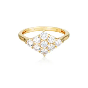 GEORGINI ROCK STAR GLAM GOLD RING