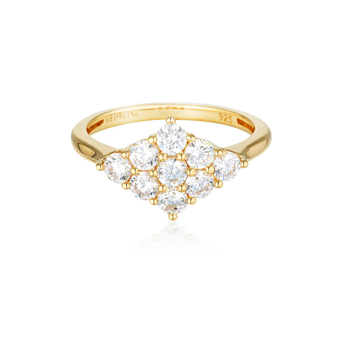 GEORGINI ROCK STAR GLAM GOLD RING