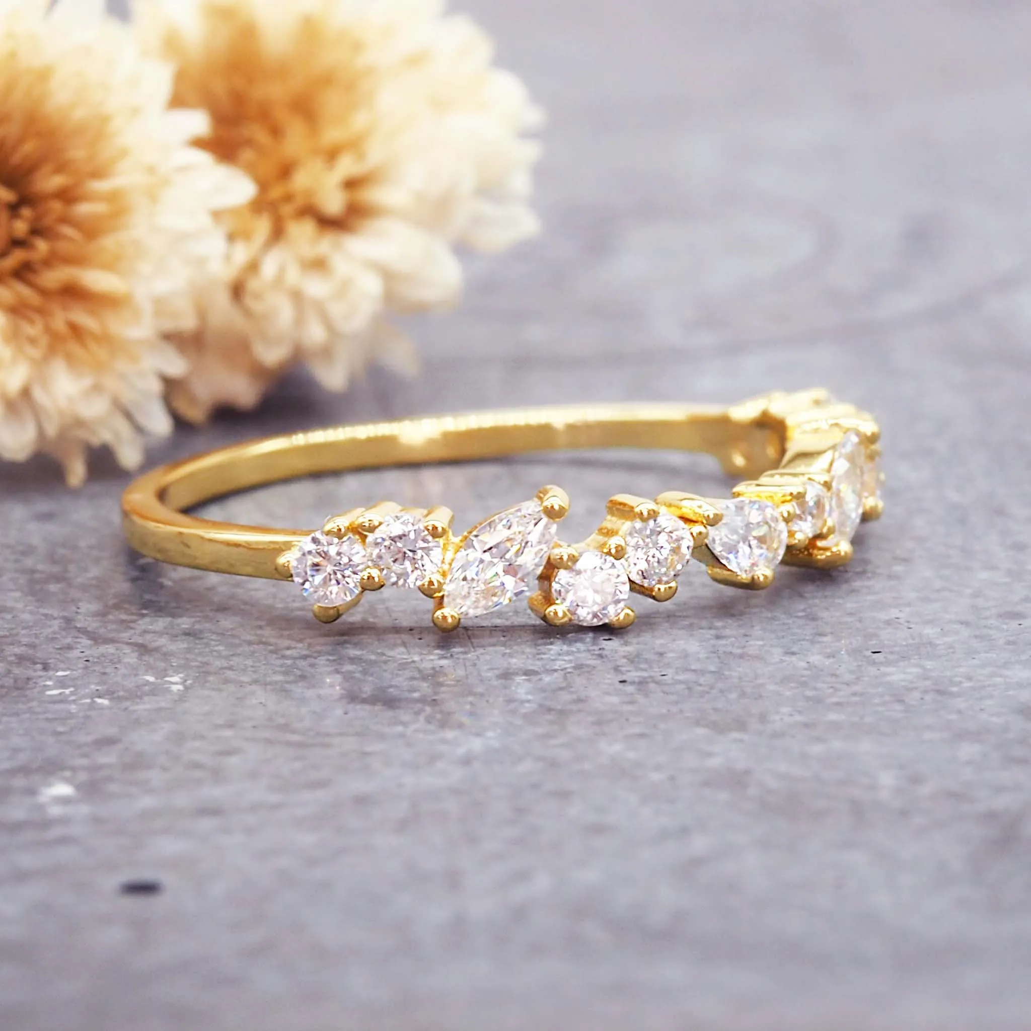 Gold Infinity Ring