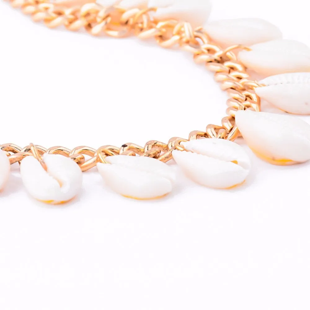 Handmade Shell Tassel Pendant Barefoot Ankle Bracelet For Women