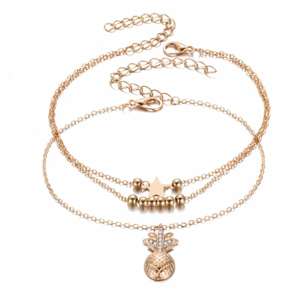 Heart Chain Anklet