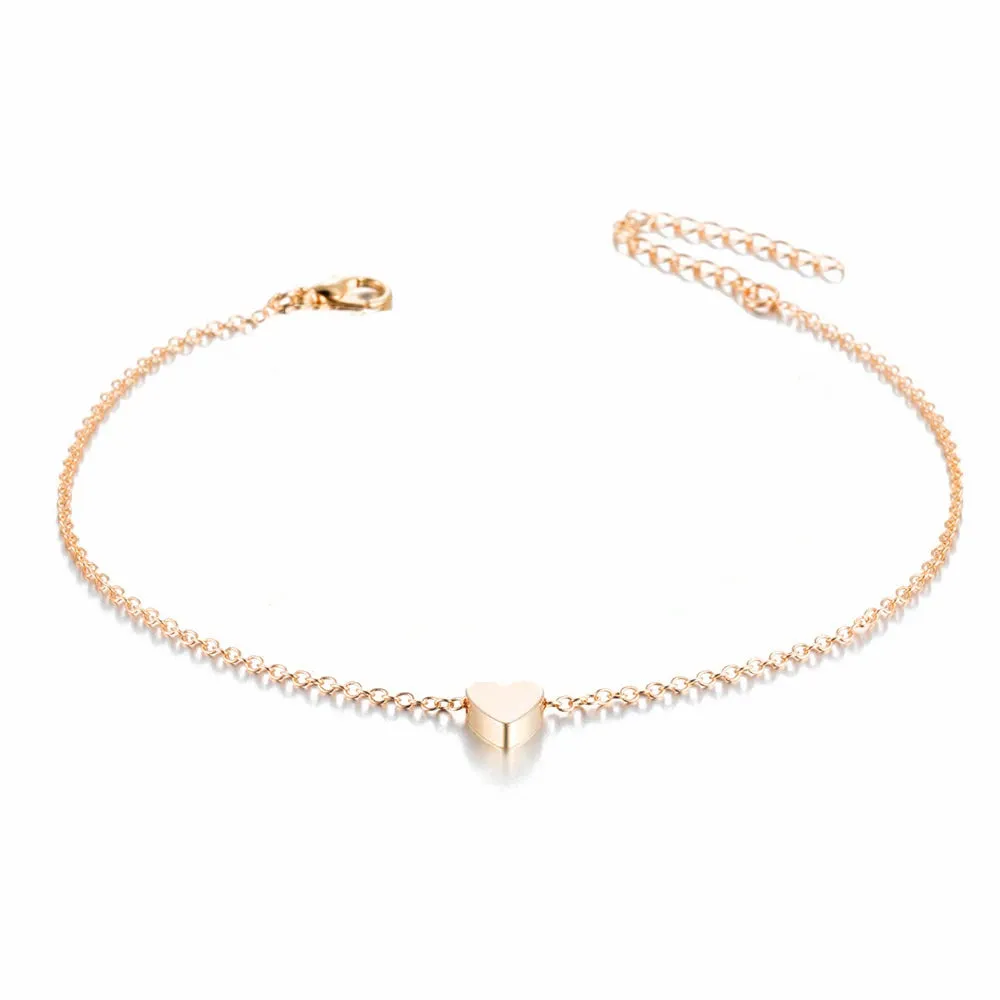 Heart Chain Anklet