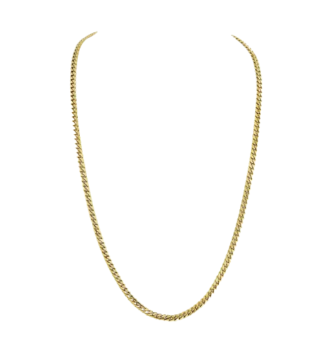 Hollow 10k Miami Cuban chain 6.0 mm 22”
