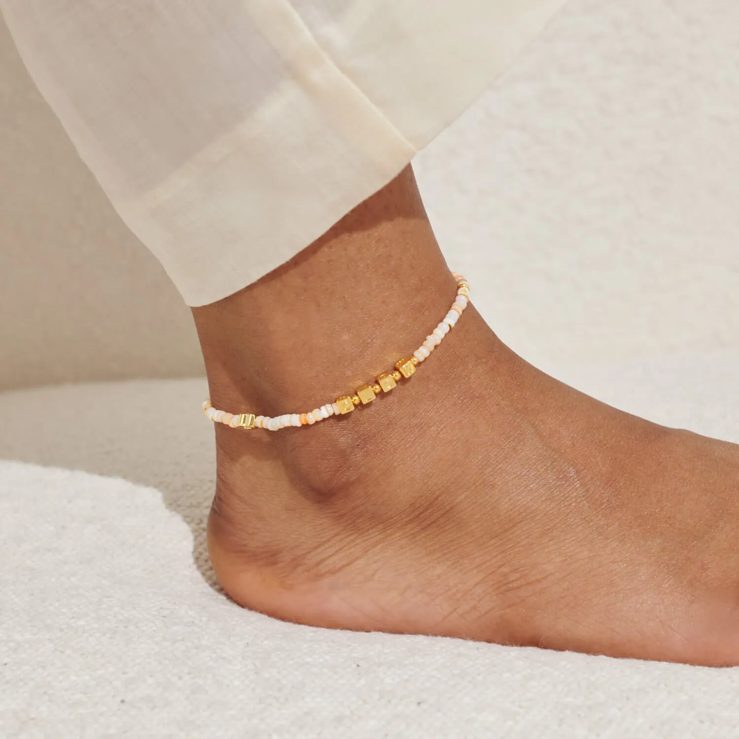 Joma Let Your Soul Glow Bead Anklet