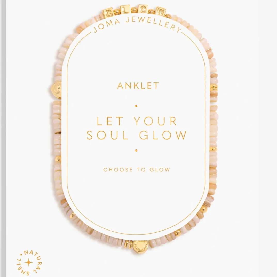 Joma Let Your Soul Glow Bead Anklet