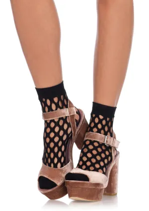 Leg Avenue Oval Net Anklet Socks