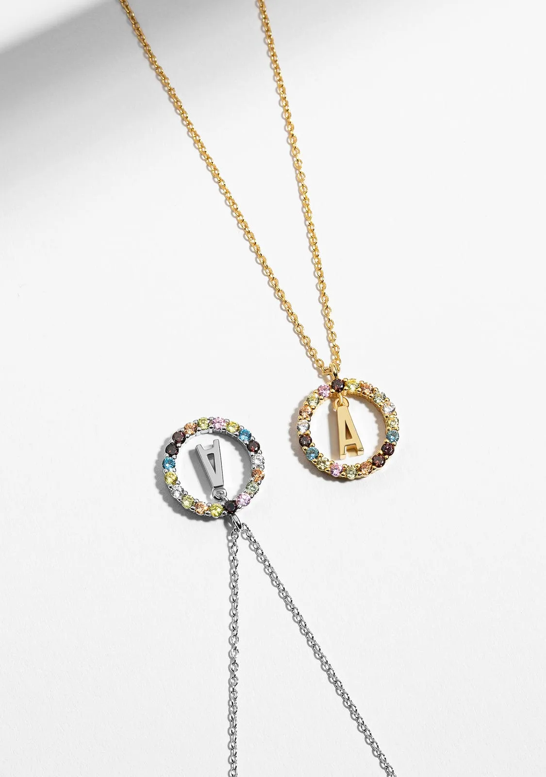 Necklace Iniziale Letter A Silver