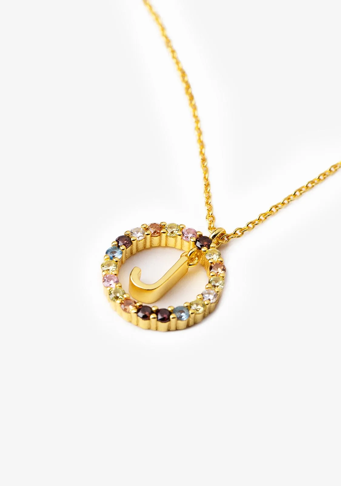 Necklace Iniziale Letter J Gold