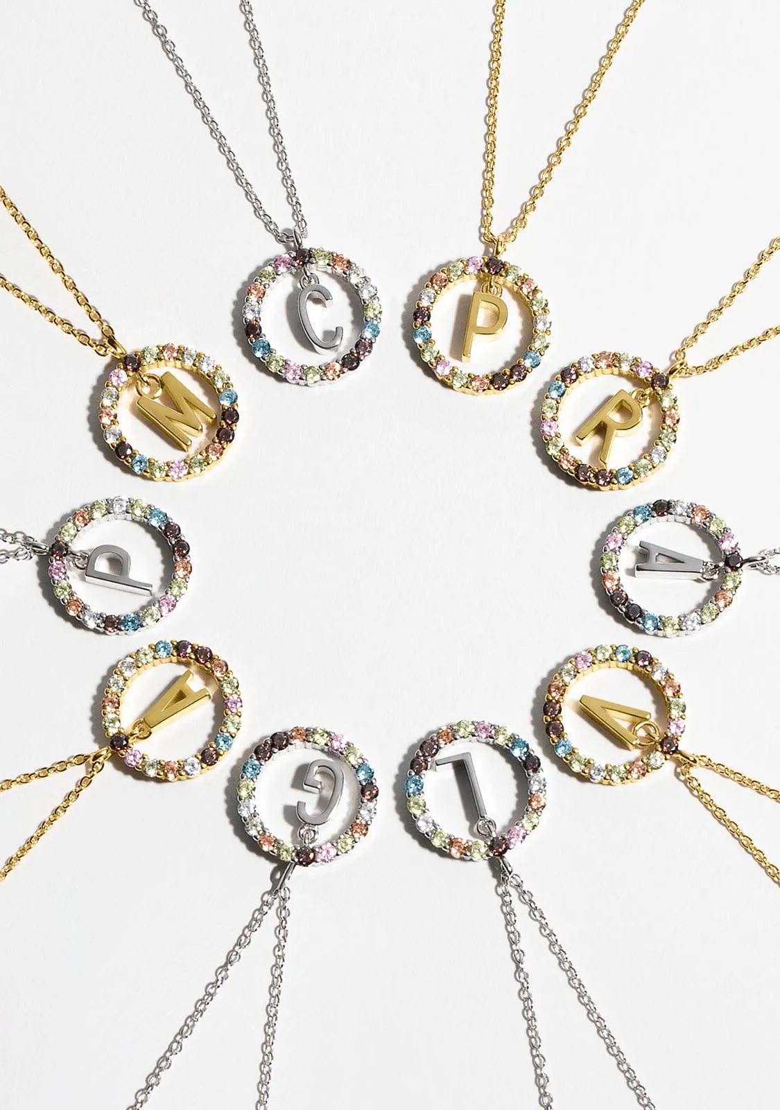 Necklace Iniziale Letter M Gold