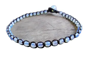 Opal anklets,stone anklets,men anklets,women anklets