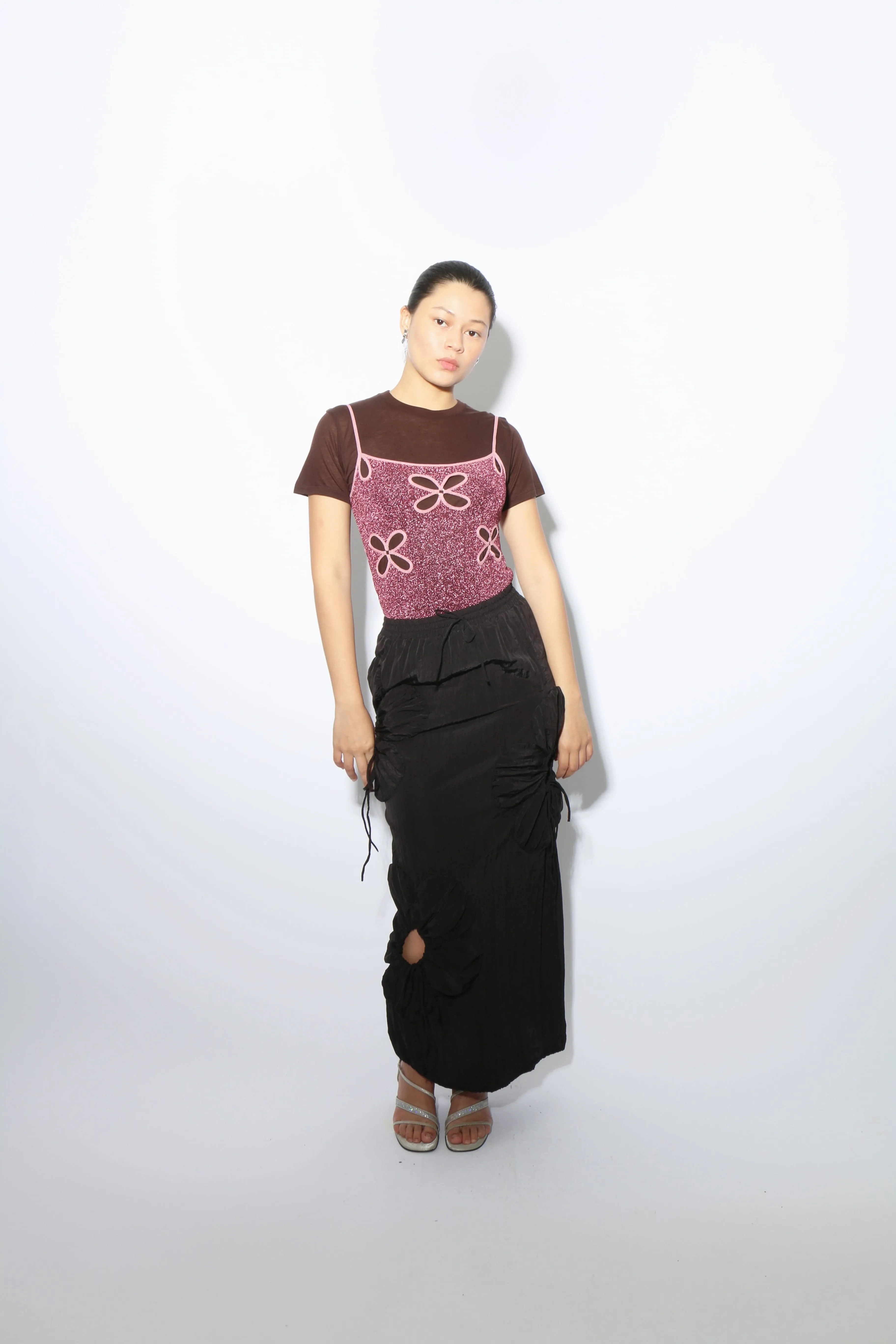 Pink Lurex Cami