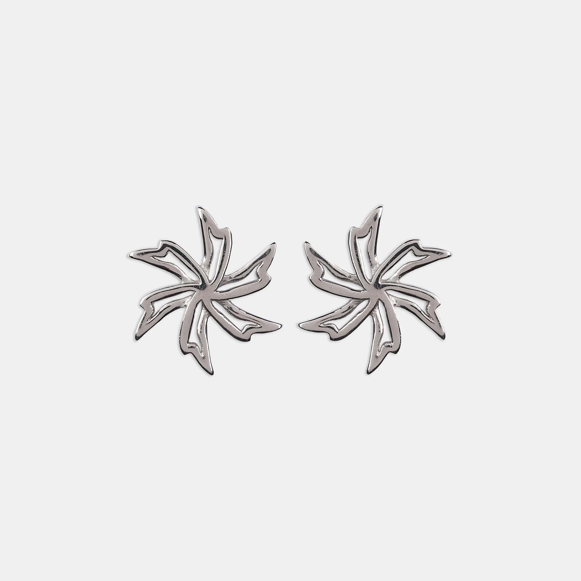 silver Celestial Spark earrings