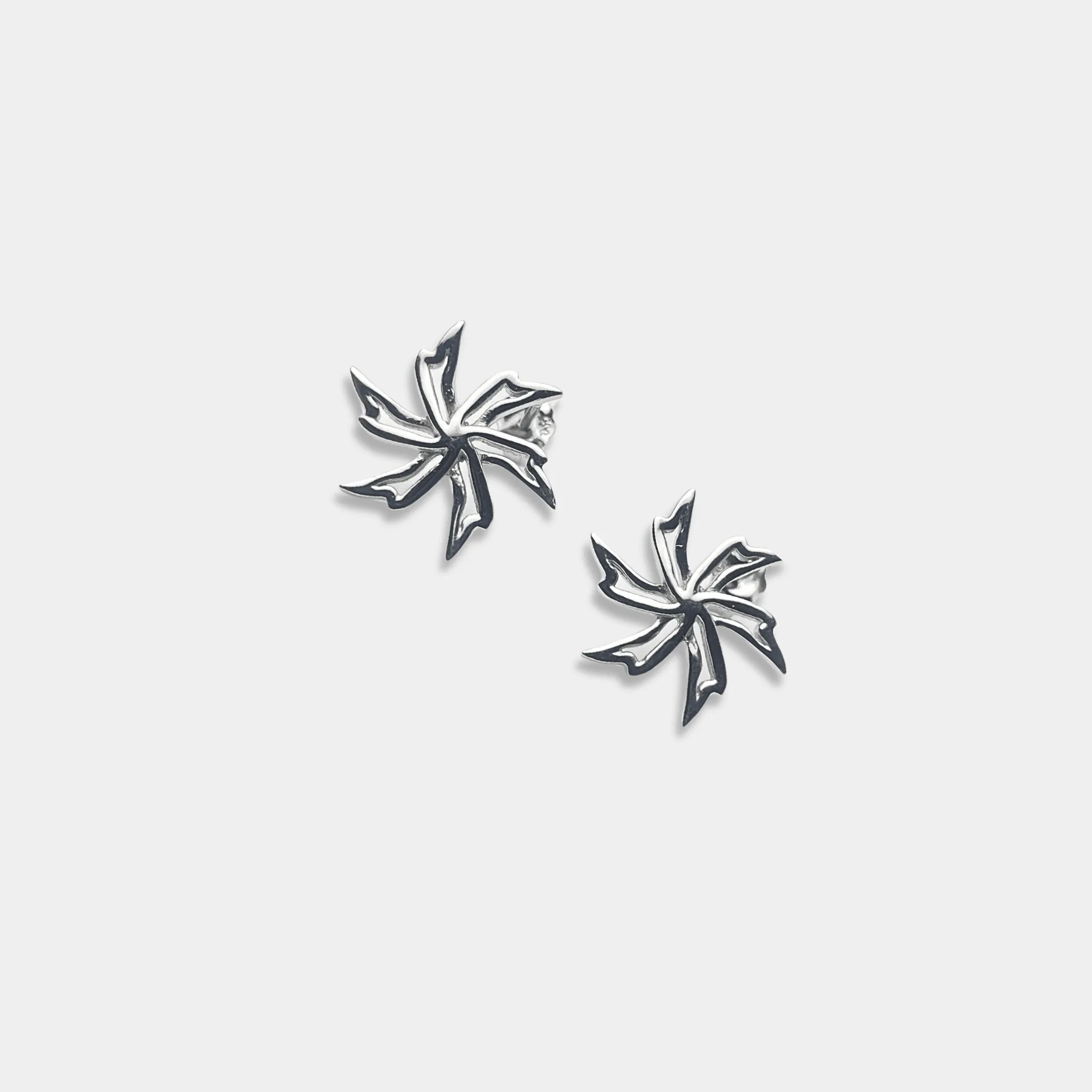 silver Celestial Spark earrings