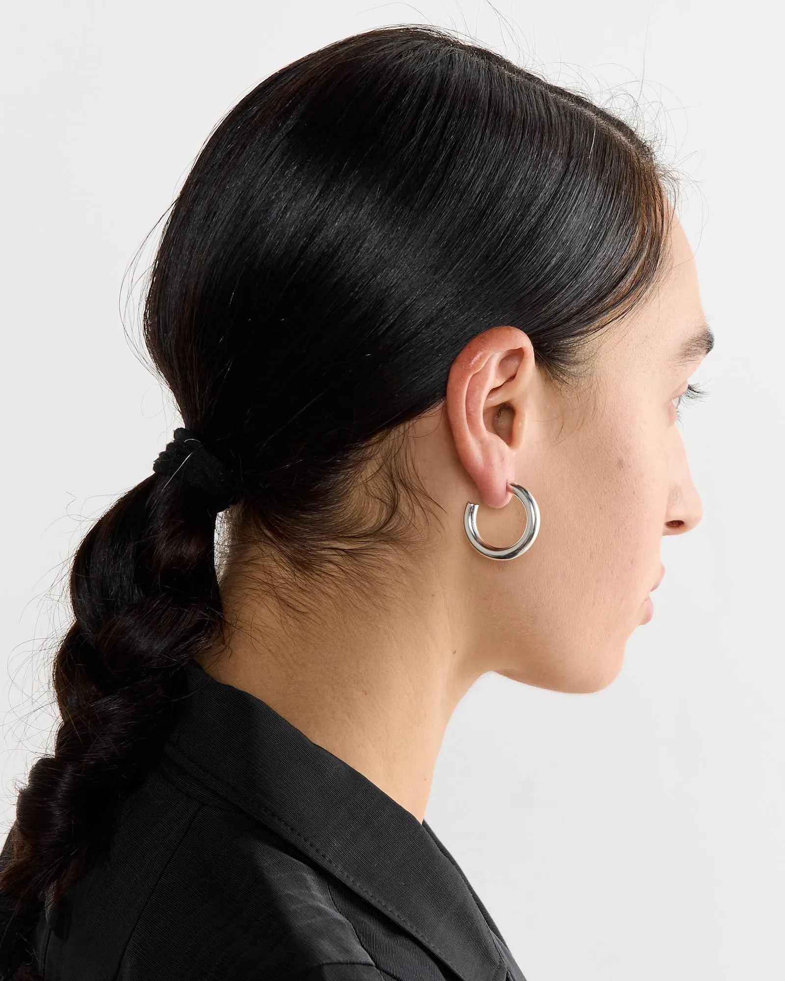 Small Everyday Hoops in Sterling Silver