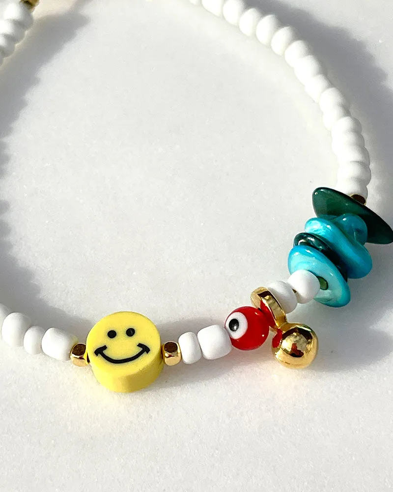 SMILEY HAPPY FACE ANKLET