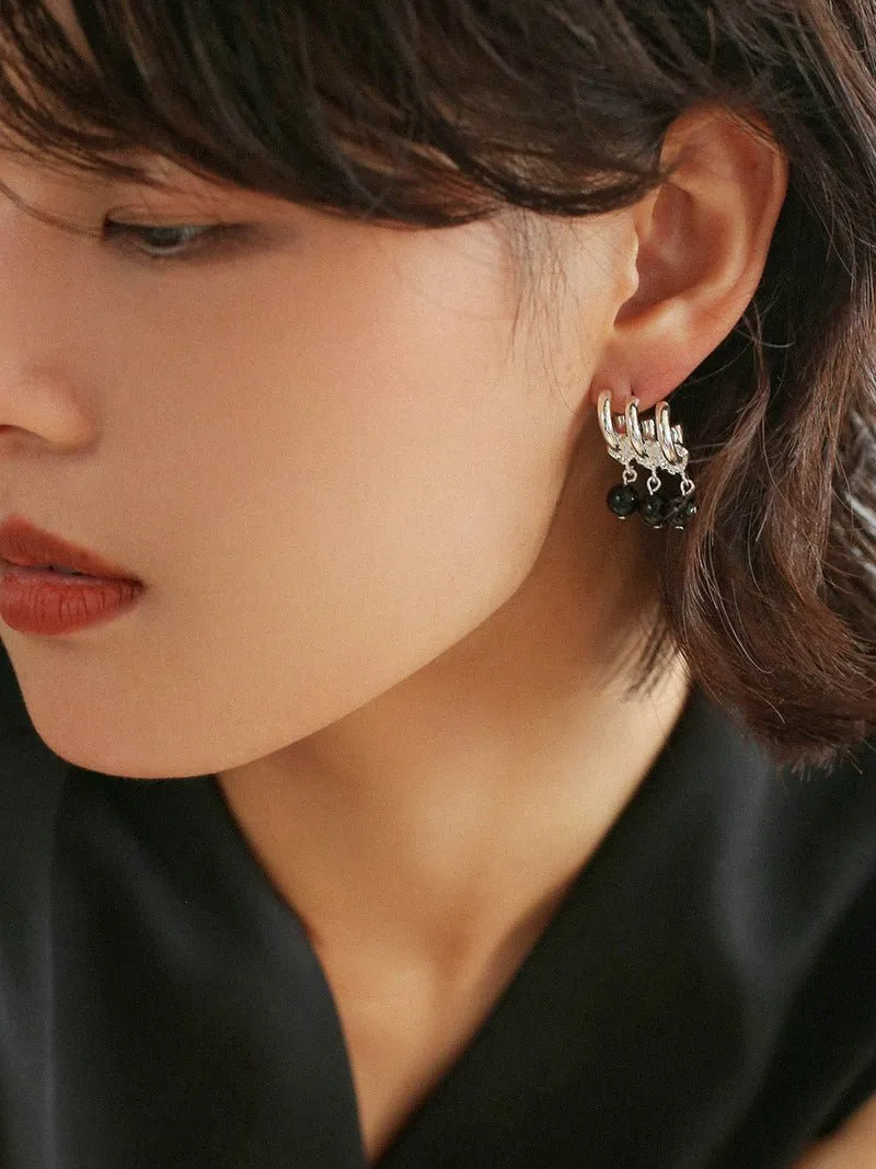 Vintage Freshwater Pearl Pendant Earrings