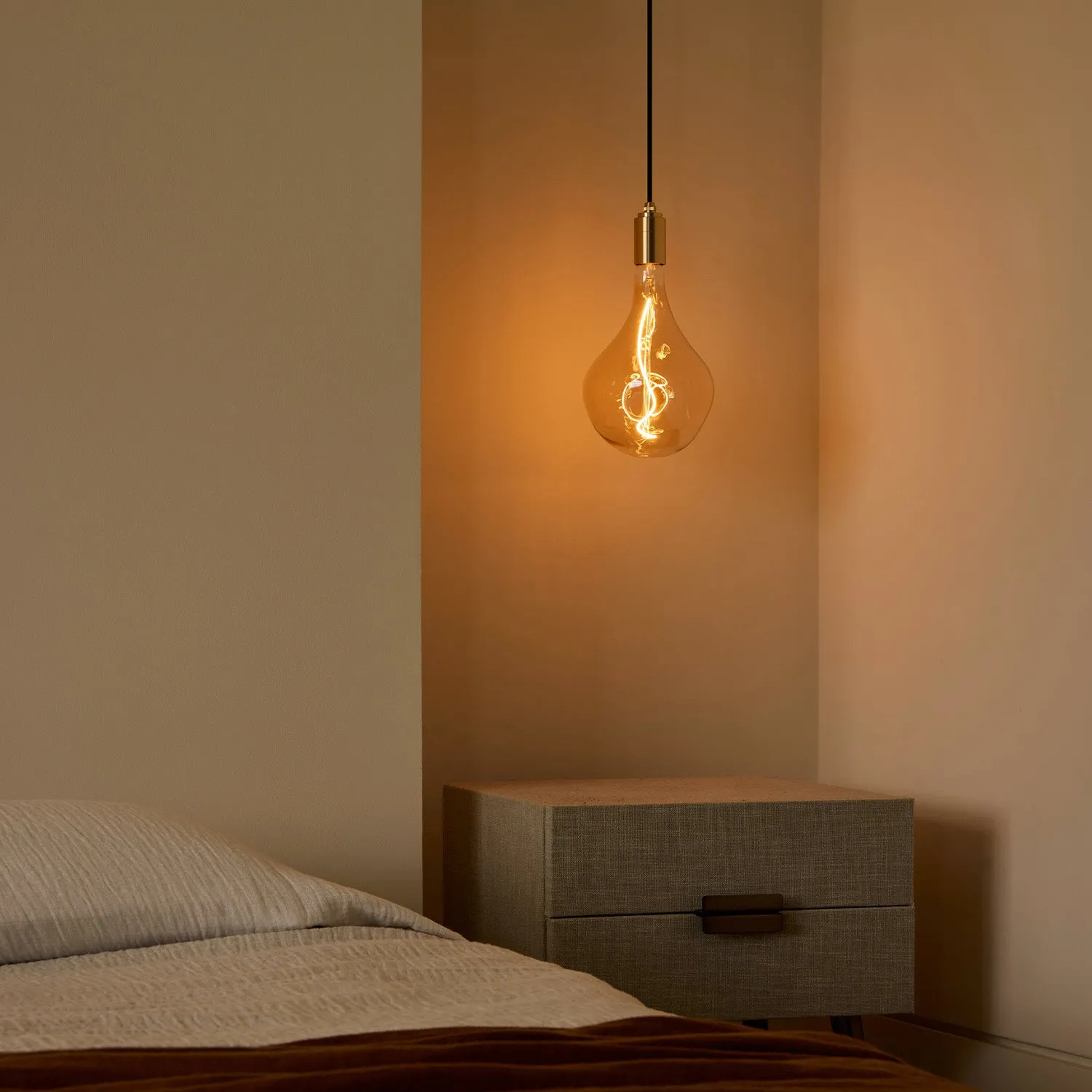 Voronoi II Pendant Light in Walnut