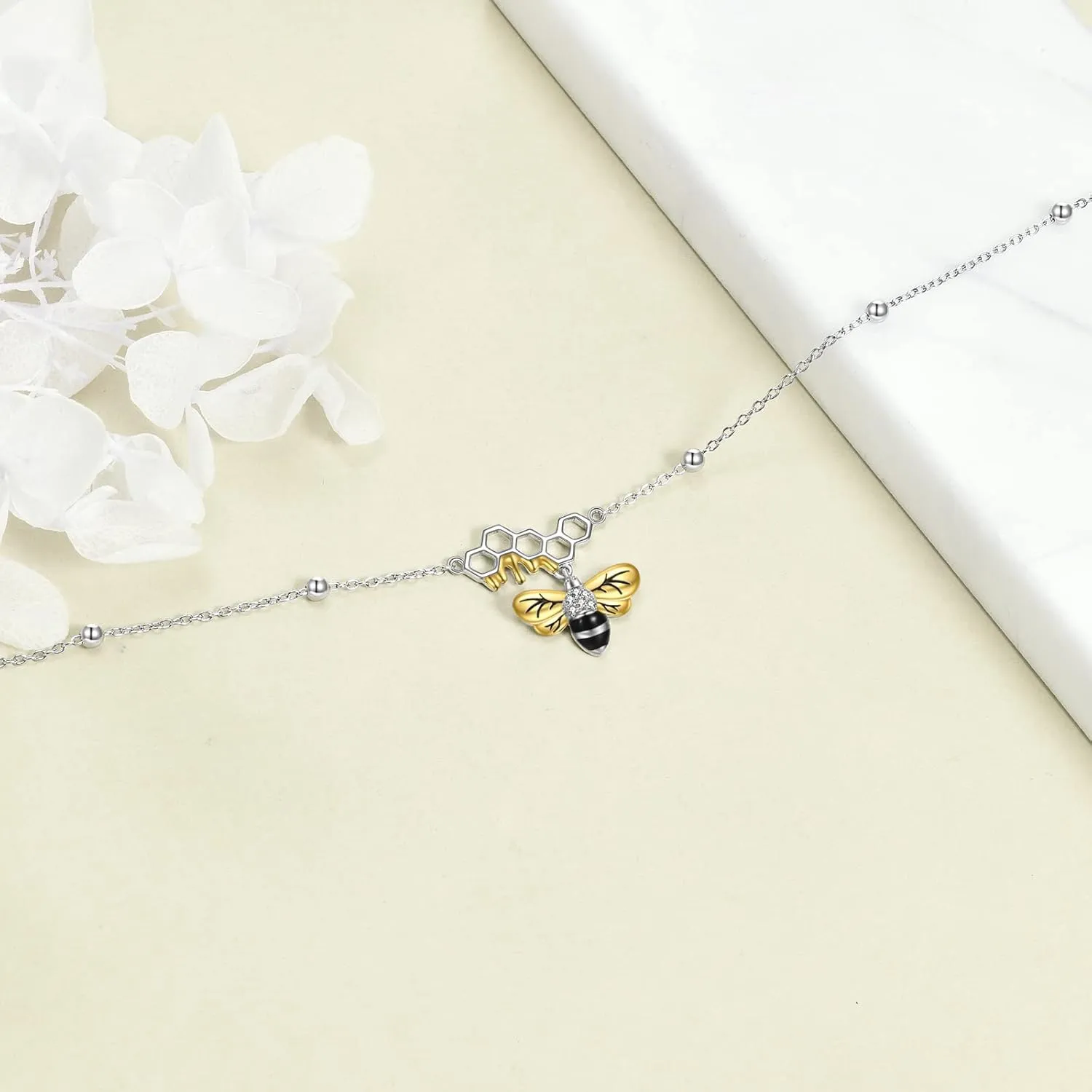 YAFEINI Anklet Bracelets for Women Girls Sterling Silver Hummingbird/Dragonfly/Butterfly Link Chain Anklets Jewelry Gifts