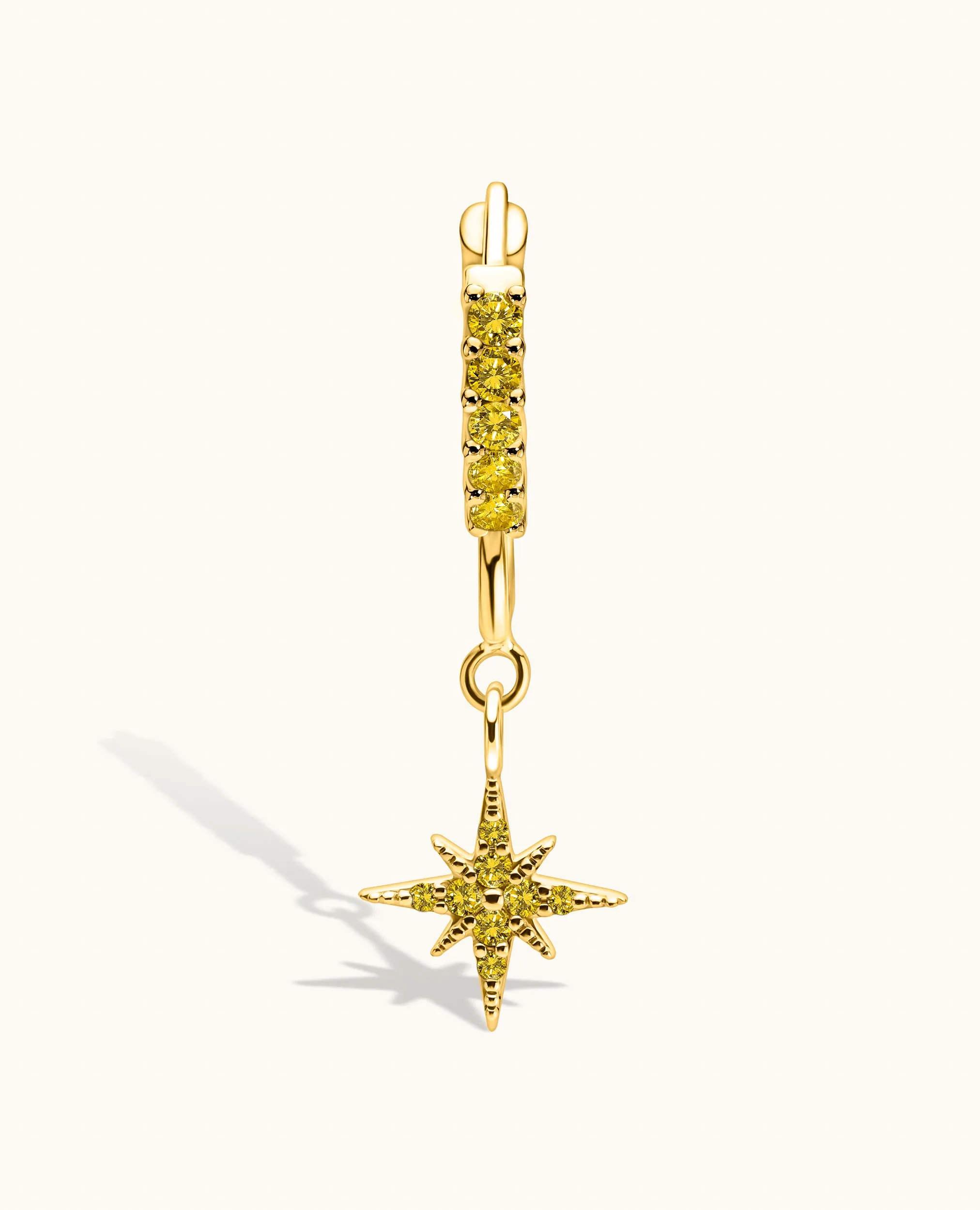 Yellow Diamond North Star Charm