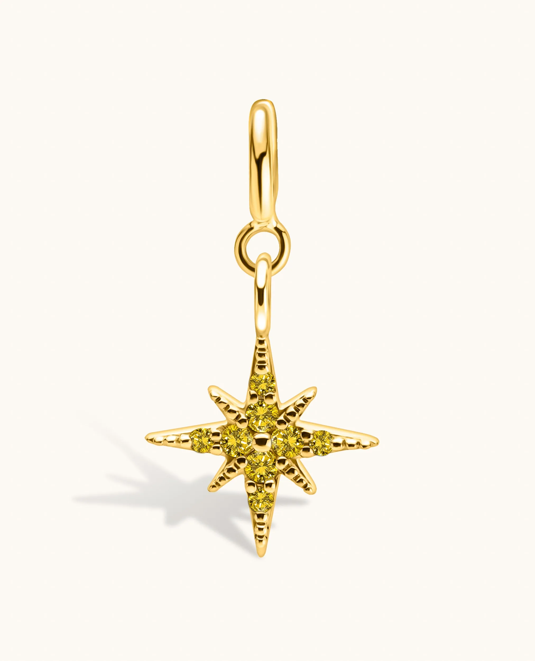 Yellow Diamond North Star Charm