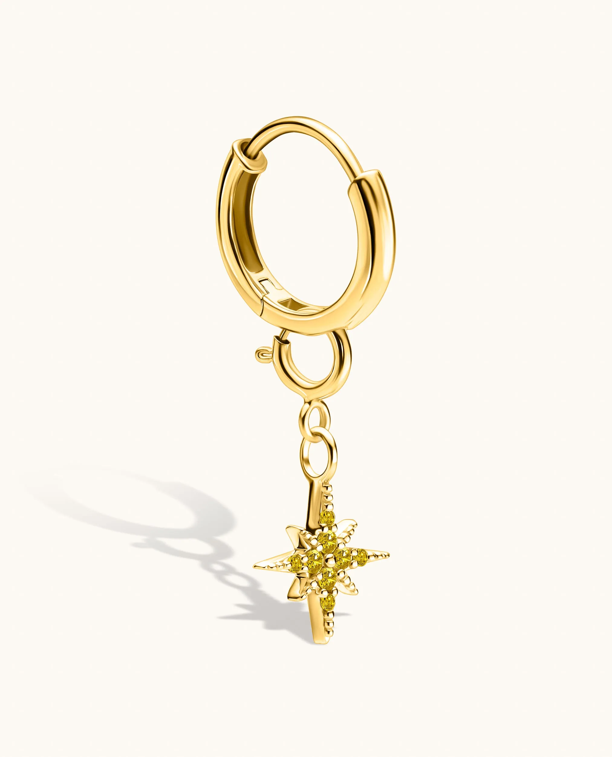 Yellow Diamond North Star Charm
