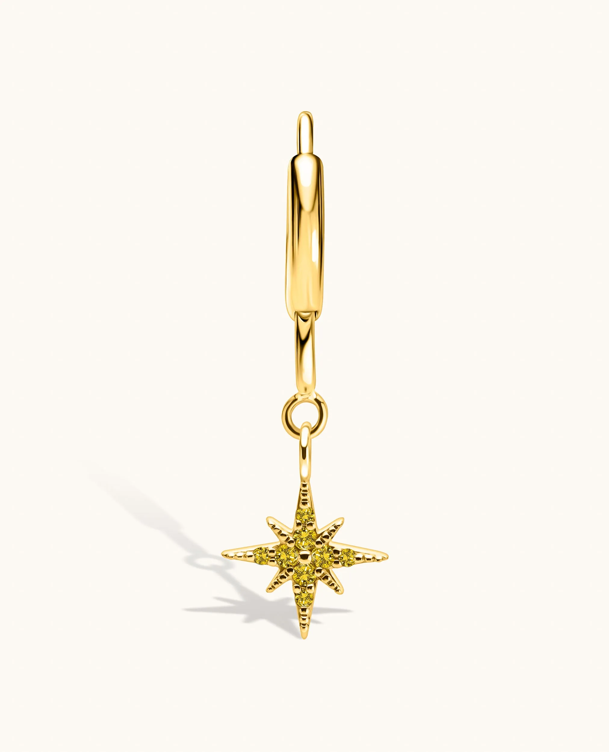 Yellow Diamond North Star Charm