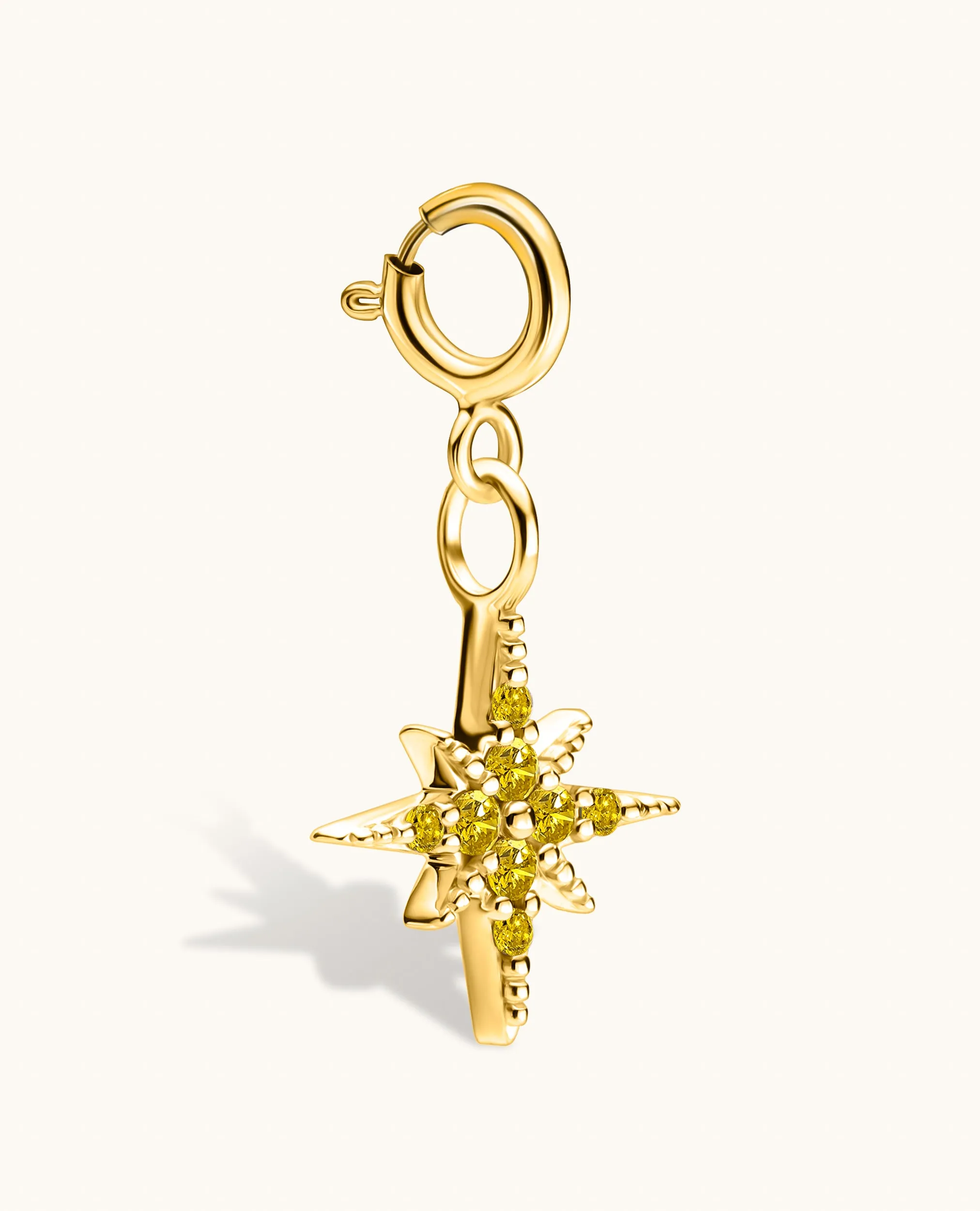 Yellow Diamond North Star Charm