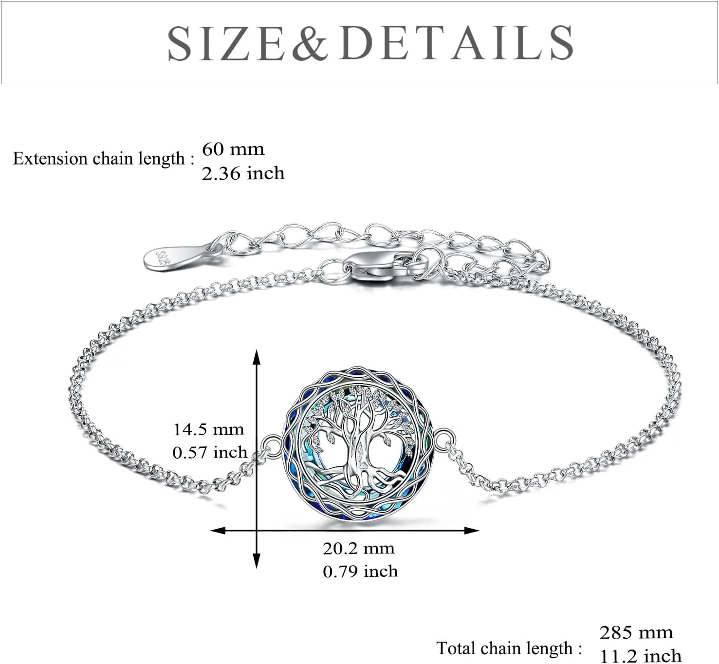 YFN Anklets Bracelet for Women Sterling Silver Butterfly Heart Tree Hummingbird Cardinal Anklet Charm Chain Bracelet Beach Foot Jewelry for Women